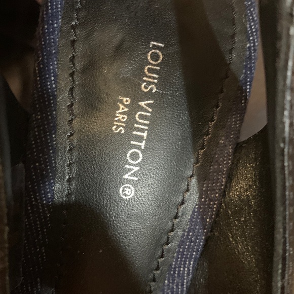 Absolutely stunning brand new, authentic rare abd Louis Vuitton denim shoes 7 - Picture 14 of 17
